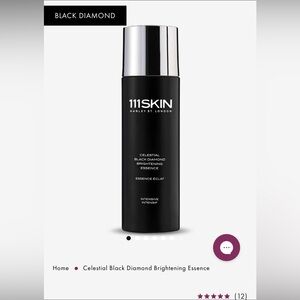 NIB 111SKIN Celestial black diamond brightening essence 1.01 ounce
